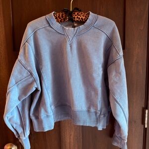 ❌ SOLD ❌ FP Movement by Free People Intercept Blue Pullover Sweatshirt